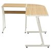 20133 vidaXL Corner Desk L-Shaped Oak