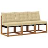 vidaXL 3 Stykki Utandeildar mi&eth;sofa