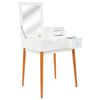 vidaXL Snyrtibor&eth; me&eth; Spegli MDF 60x50x86 cm