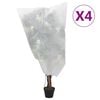 vidaXL Fl&iacute;spl&ouml;ntuyfirbrei&eth;slur m/Reyri&thorn;veng 4 stk. 70 g/m&sup2; 0,8x1,2 m