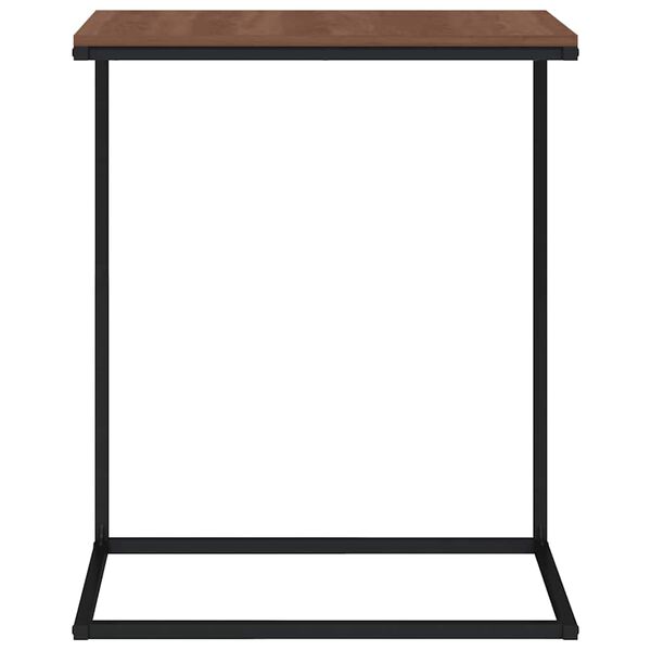 802120 vidaXL Hli&eth;arbor&eth; Svart 55x35x66 cm Samsettur Vi&eth;ur