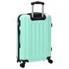 vidaXL Ferðataska með lás 3 pcs mint green 50 x 31 x 78 cm ABS Plast