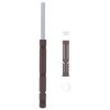 vidaXL Svifreglur fyrir hillu 12 pcs Drapplita&eth;ur &Oslash;14 x 210 mm St&aacute;l