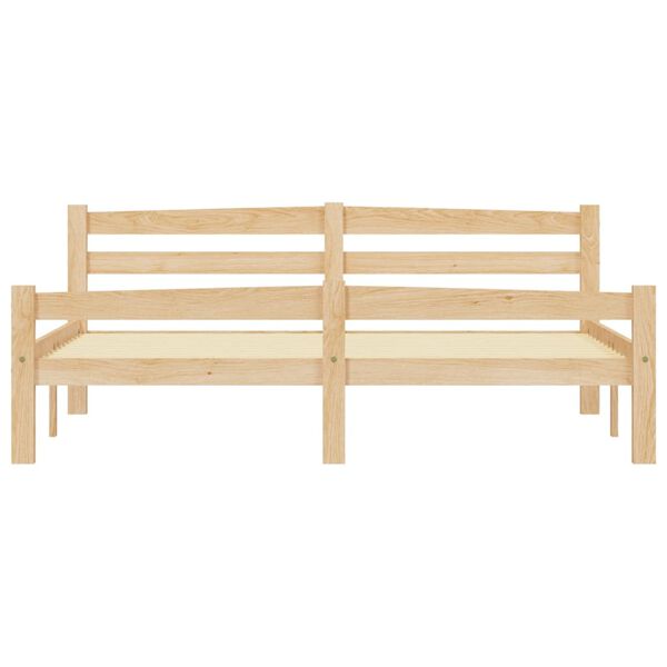 vidaXL R&uacute;mgrind Gegnheil Fura 160x200 cm