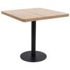 vidaXL B&iacute;str&oacute;bor&eth; Lj&oacute;sbr&uacute;nt 80x80 cm MDF