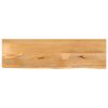 vidaXL Bor&eth;plata me&eth; N&aacute;tt&uacute;rulegum Br&uacute;num 110x30x3,8 cm Mang&oacute;vi&eth;ur