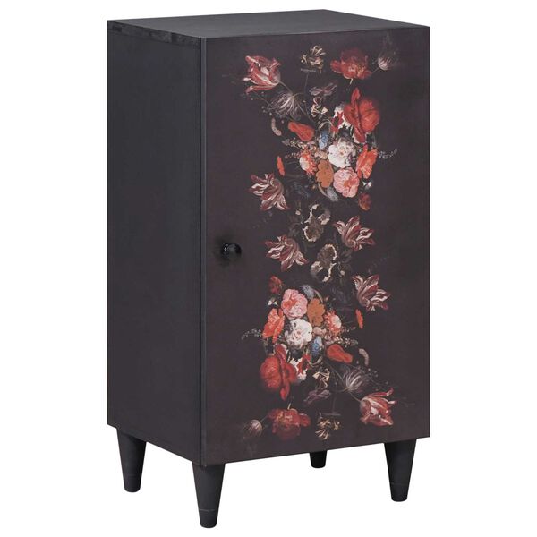 vidaXL Geymsk&aacute;pur me&eth; hur&eth; Marglitur 40 x 33,5 x 75 cm Hart mang&oacute;tr&eacute;