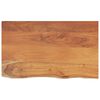 vidaXL Ba&eth;herbergisplata 100x60x3,8 cm R&eacute;tthyrnd Gegnheill Akas&iacute;uvi&eth;ur