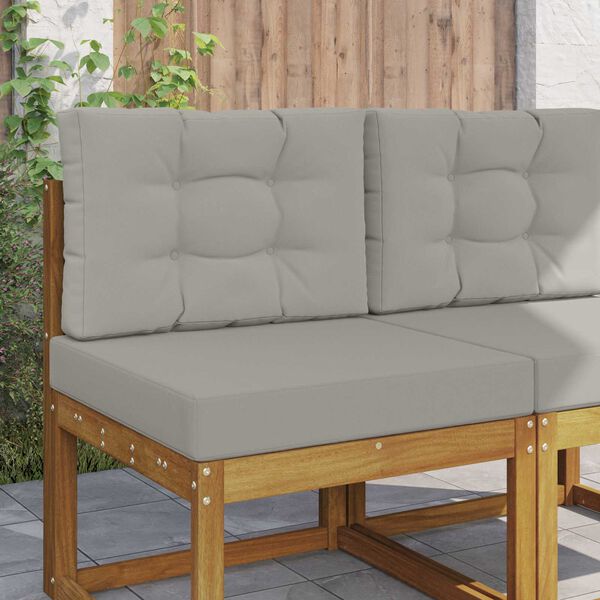 vidaXL Utandyriss&oacute;fap&uacute;&eth;i 2 pcs Gr&aacute;r P&oacute;l&yacute;ester