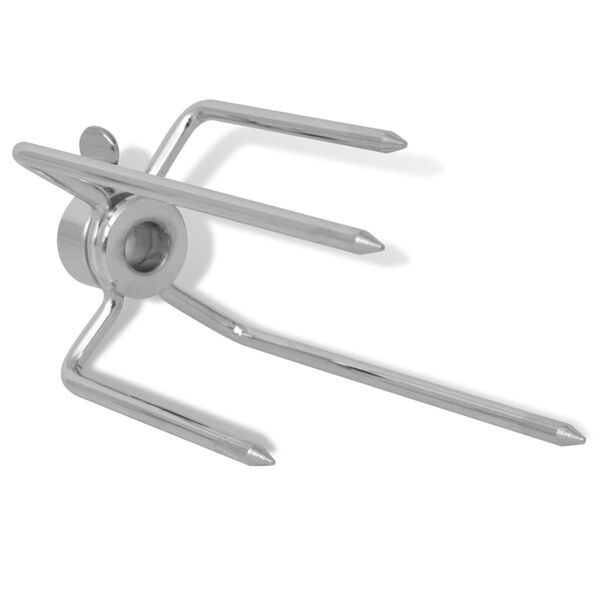 vidaXL Grillteinar 2 stk. St&aacute;l