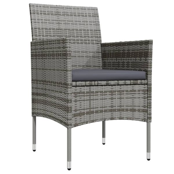 vidaXL 5 Stk. Gar&eth;h&uacute;sgagnasett me&eth; P&uacute;&eth;um Svart