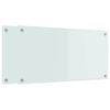 vidaXL Eldh&uacute;sbak 2 pcs Hv&iacute;tt 80 x 40 cm hertu&eth; gler