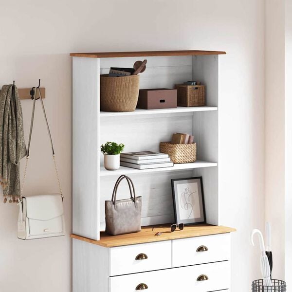 vidaXL H&uacute;sgagn ASKIM 91 x 30 x 104 cm Heilur furutimbur