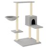 vidaXL Kattatr&eacute; me&eth; S&iacute;salkl&oacute;rustaurum Lj&oacute;sgr&aacute;tt 95 cm