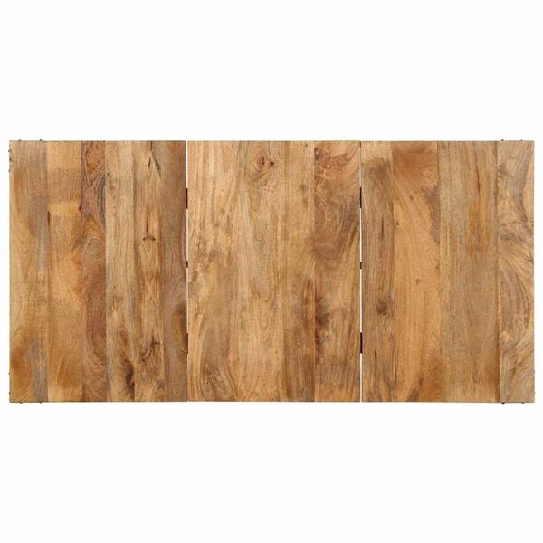 vidaXL Bor&eth;stofubor&eth; 160x80x75 cm Gegnheill Mang&oacute;vi&eth;ur