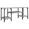 vidaXL Sj&oacute;nvarpssk&aacute;pur Gr&aacute;r Sonoma 102x35x45,5 cm Samsettur Vi&eth;ur