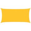 vidaXL Skyggnidúkur Segl 160 g/m² Gulur 2x4 m HDPE