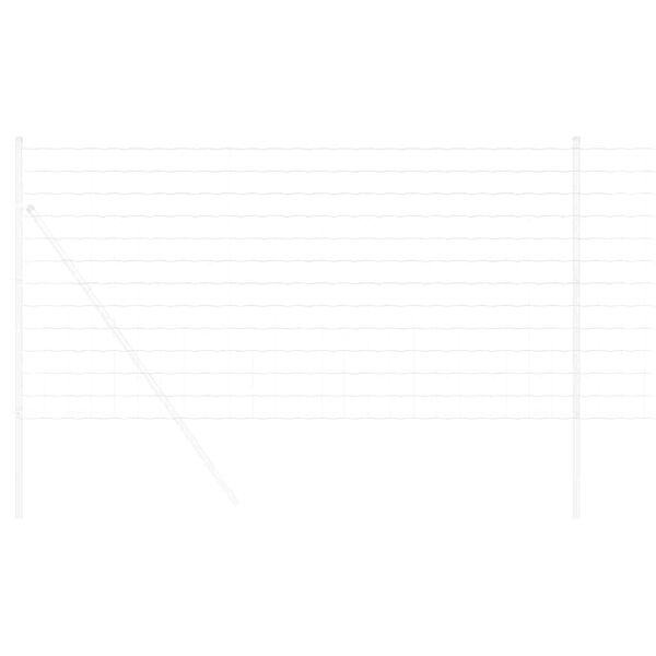 vidaXL Evrópsk girðing Silfur 1.5 x 10 m Heitt dýpi galvaniseruð járn