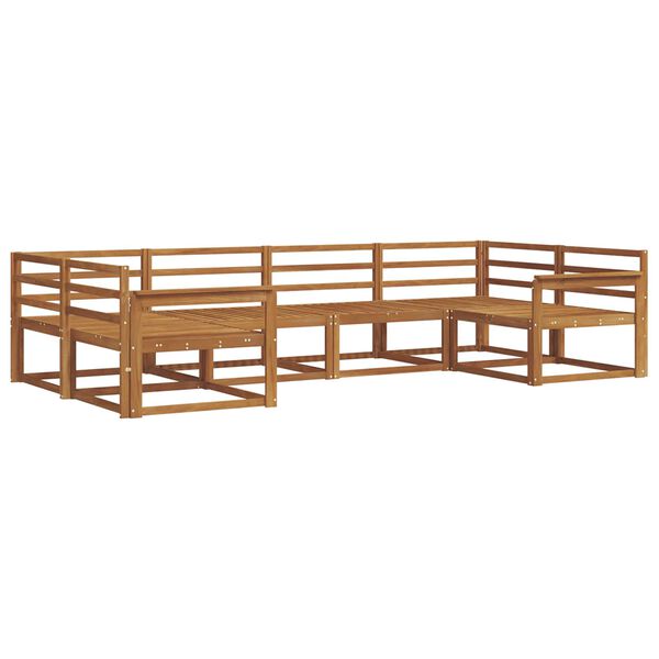 vidaXL &Uacute;ti s&oacute;fasett 6 pcs N&aacute;tt&uacute;rulegur Hrein akas&iacute;utr&eacute;