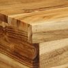 vidaXL Vegghengdir n&aacute;ttbor&eth;ssk&aacute;par 2 stk Solid Wood Acacia