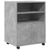 vidaXL Sk&aacute;pur &aacute; Hj&oacute;lum Steypugr&aacute;r 60x48x81 cm Samsettur Vi&eth;ur
