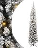 vidaXL Gervi j&oacute;latr&eacute; me&eth; 300 LED Gr&aelig;nn 210 cm PVC, st&aacute;l og plast
