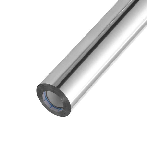 vidaXL Húsgagnasticker Annað Silfur 500 x 90 cm PET