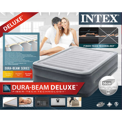 Intex Loftdýna "Dura-Beam Deluxe Comfort Plush" Queen 56 cm