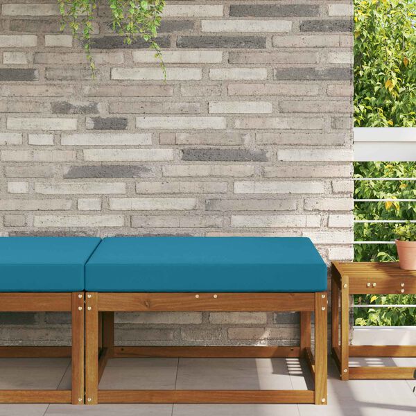 vidaXL Utandyriss&oacute;fap&uacute;&eth;i K&oacute;ngabl&aacute;r 80 x 80 x 8 cm P&oacute;l&yacute;ester