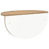 vidaXL Vegghylla 2 pcs Artisan Eik 48 x 24 x 24 cm Samsettur vi&eth;ur