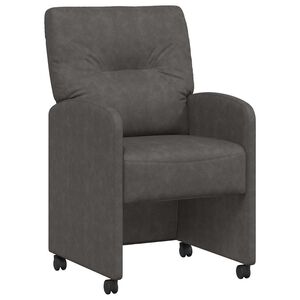 vidaXL Matsalur st&oacute;lar me&eth; hj&oacute;lum 2 pcs Svartur 57 x 67 x 95 cm