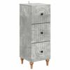 vidaXL Sk&uacute;ffusk&aacute;pur Steinsteypugr&aacute;r 33 x 34,5 x 90 cm Samsettur vi&eth;ur