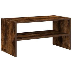 vidaXL sk&oacute;grind Staflanlegur reykt eik 60x30x30,5 cm