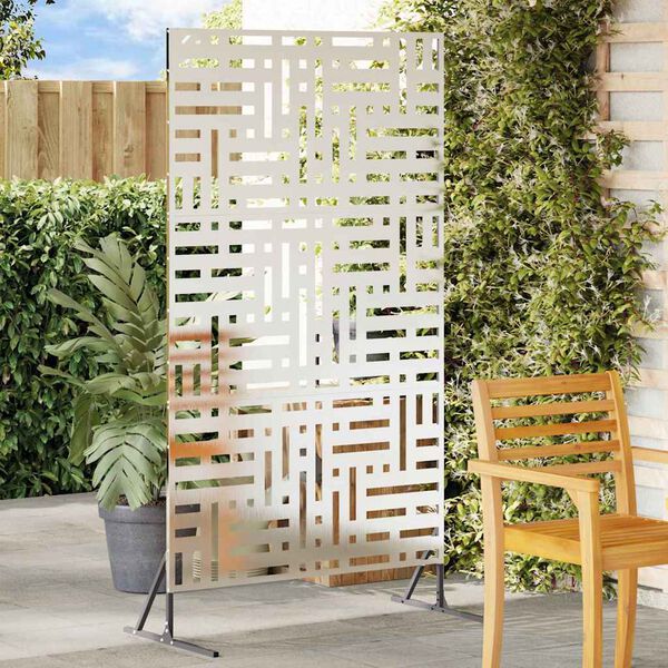 vidaXL Einkageymslur Gr&aacute;r 100 x 50 x 180 cm St&aacute;l