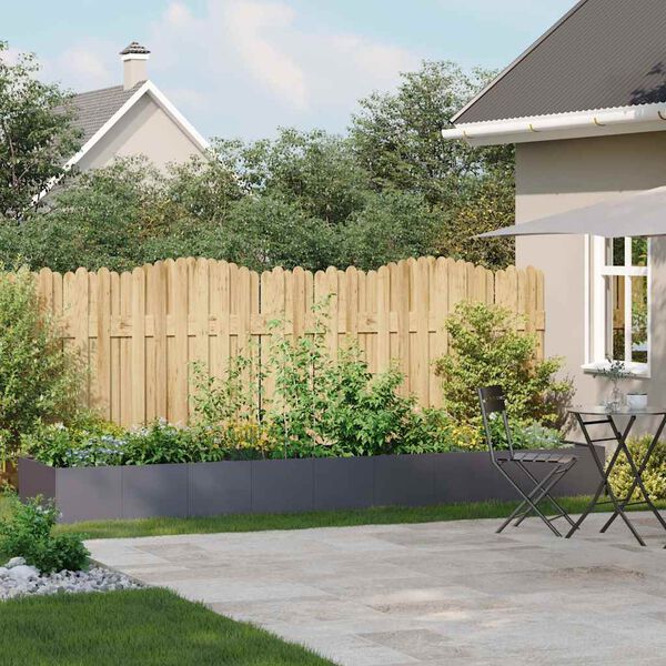 vidaXL Gr&oacute;&eth;urker Reykgr&aacute;tt 360x80x40 cm St&aacute;l