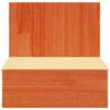 vidaXL N&aacute;ttbor&eth; 2 pcs Vaxbr&uacute;nn 42 x 32,5 x 40 cm Gegnheil fura