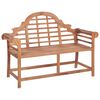 vidaXL Gar&eth;bekkur 127x58,5x92,5 cm Gegnheill Tekkvi&eth;ur