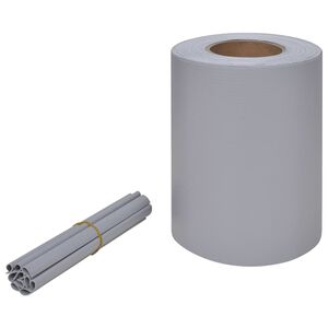vidaXL Skj&oacute;lhl&iacute;f fyrir gar&eth;inn PVC 70x0,19m Lj&oacute;sgr&aacute;