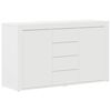 vidaXL Vi&eth;beinteyfla me&eth; sk&uacute;ffu Hv&iacute;tt 120 x 36 x 69 cm Samsettur vi&eth;ur