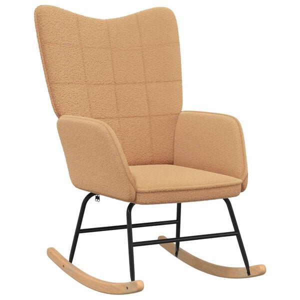 vidaXL H&aelig;gtist&oacute;ll Drapplita&eth;ur Sherpa efni