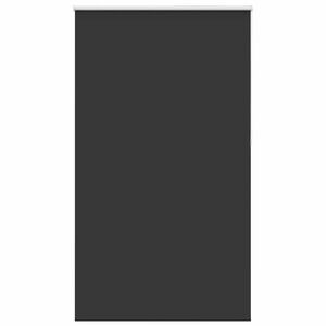 vidaXL R&uacute;llugard&iacute;nur Myrkvun Svartur 125x230 cm Efni Breidd 121,6 cm