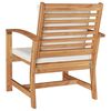vidaXL St&oacute;ll 2 pcs Br&uacute;nn og Rj&oacute;ma 65 x 60 x 76,5 cm Solid teak vi&eth;ur