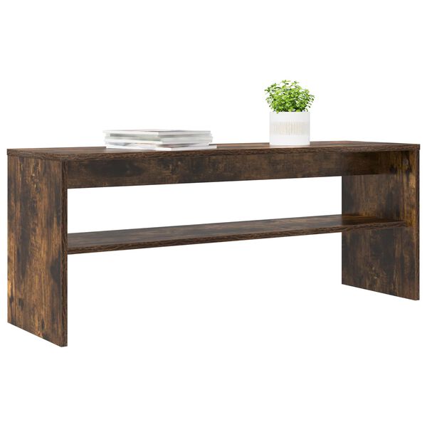 vidaXL Sj&oacute;nvarpssk&aacute;pur Rau&eth;-eik 100 x 30 x 40 cm Samsettur vi&eth;ur