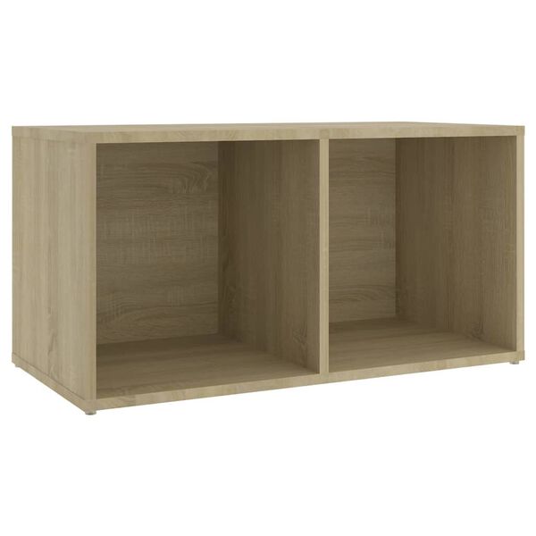 vidaXL sjónvarpsskápar 2 stk Sonoma Oak 72x35x36,5 cm Engineered Wood