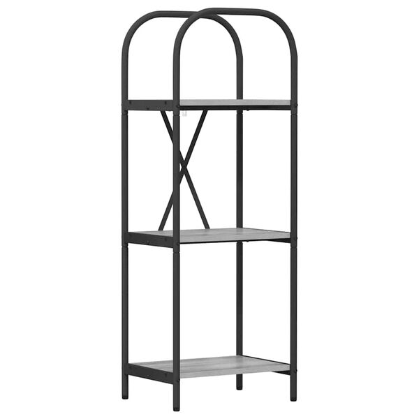 vidaXL Hilla Gr&aacute;r Sonoma 40 x 30 x 109 cm Samsettur vi&eth;ur