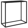 vidaXL Veggbor&eth; Svart 80x35x75 cm Hert Gler