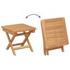 vidaXL S&oacute;lst&oacute;l 2 pcs Br&uacute;nn Solid teak vi&eth;ur