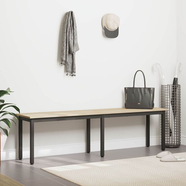 vidaXL Bekkur Sonoma 160 x 35 x 45 cm Samsettur vi&eth;ur