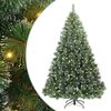 vidaXL Gervi j&oacute;latr&eacute; me&eth; 300 LED me&eth; standi Gr&aelig;nn 240 cm PE og PVC