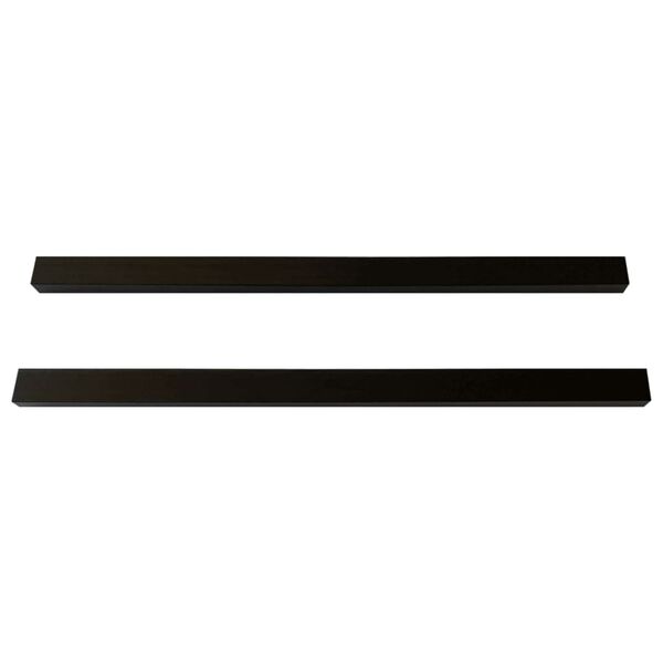 vidaXL Dregarar 6 Stk Svartir 170x8,5x4,5 cm WPC